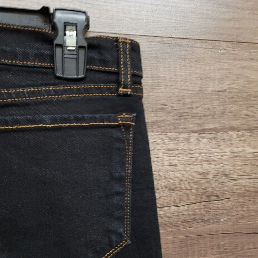 J Brand‎ Cigarette Mid Rise 814 Jeans Black Wsh Womens Size 29 Denim Straight